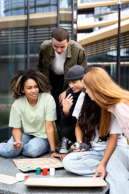 English language learning environment